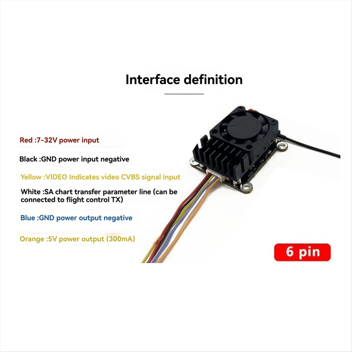 5.8G 2W VTX 2000mW FPV Video T - Fpv Drone Vtx ulasan dan harga