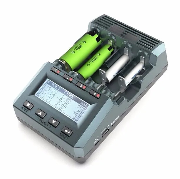 MC3000  Smart 4 Slots LCD Disp - Fpv Drone Charger ulasan dan harga