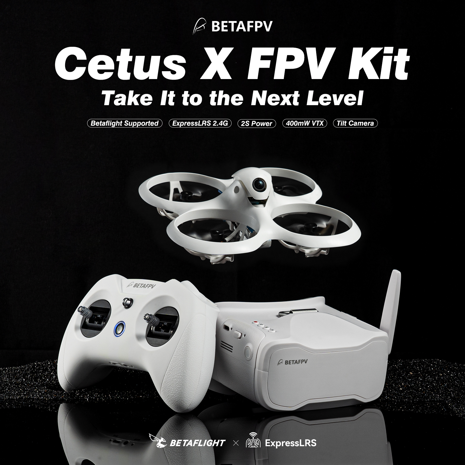 BETAFPV Cetus X FPV Kit Racing - Fpv Drone Goggles ulasan dan harga