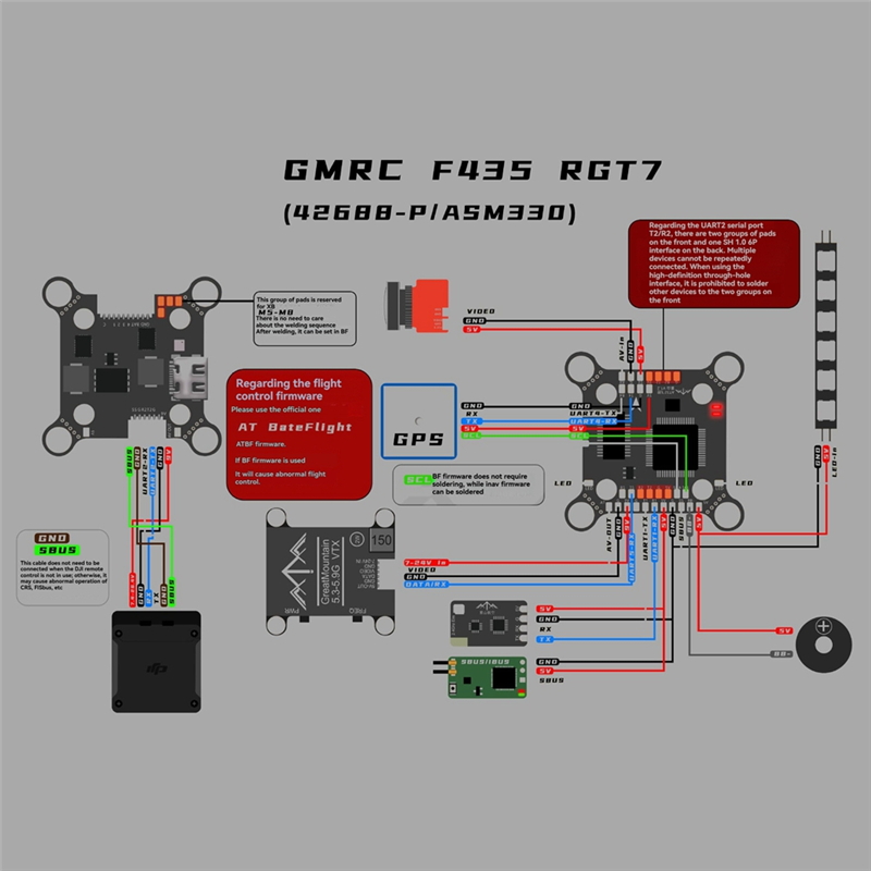 A69Z AT32 F435RGT7 Flight Cont - Fpv Drone Vtx ulasan dan harga