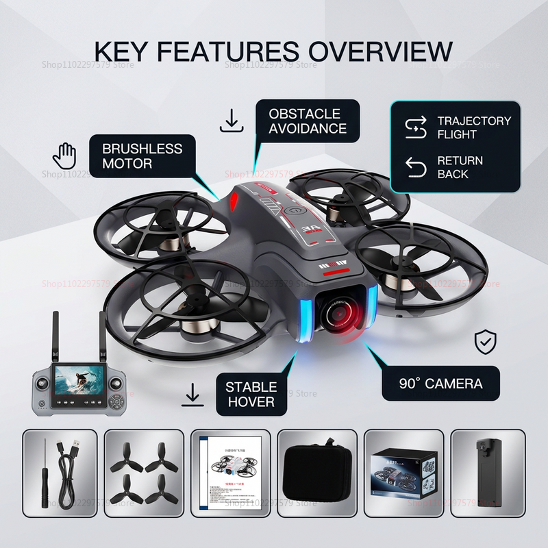 2026 New AE21 Drone 8K HD Prof - Fpv Drone Charger ulasan dan harga