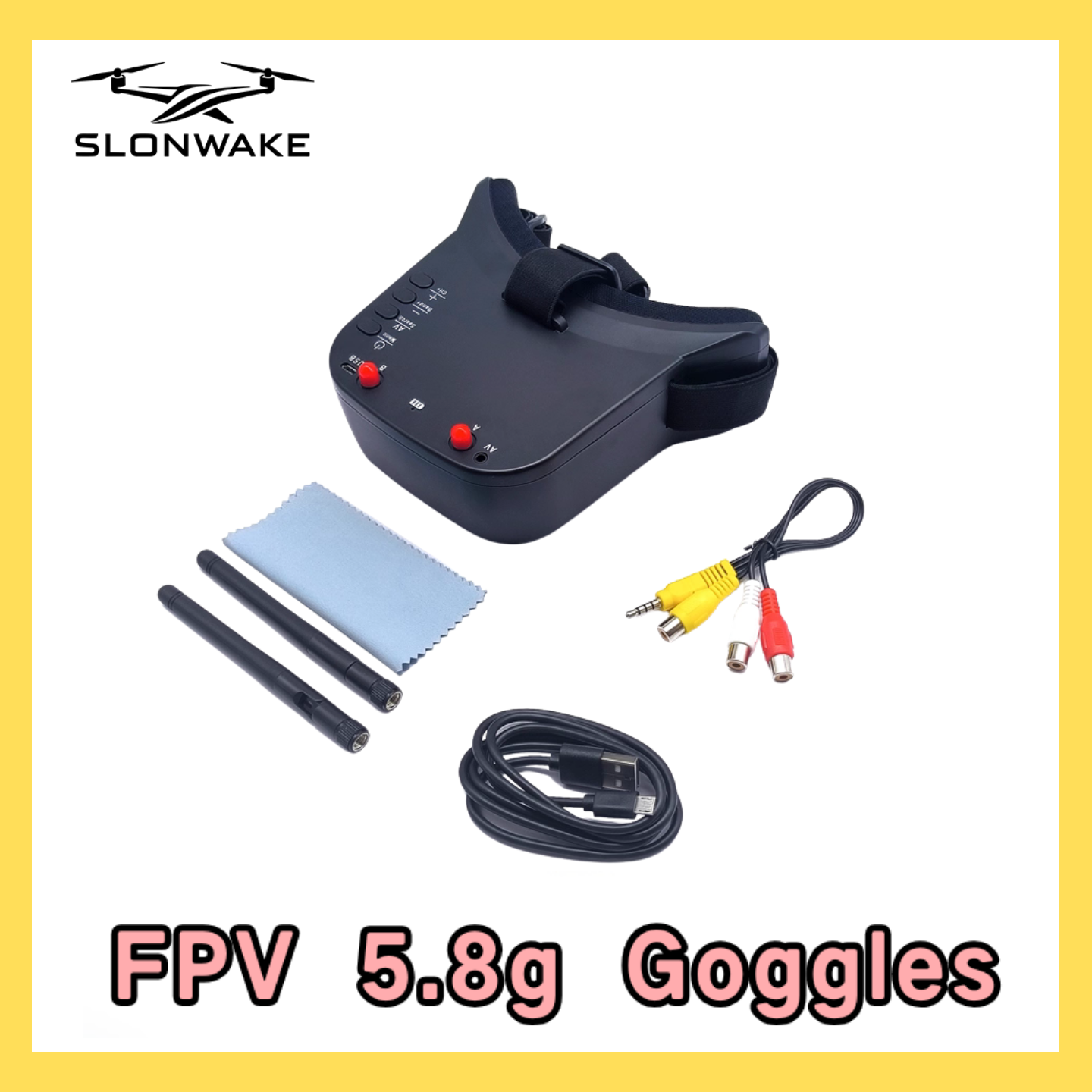 SLONWAKE 5.8G 48CH FPV 400mw V - Fpv Drone Camera ulasan dan harga