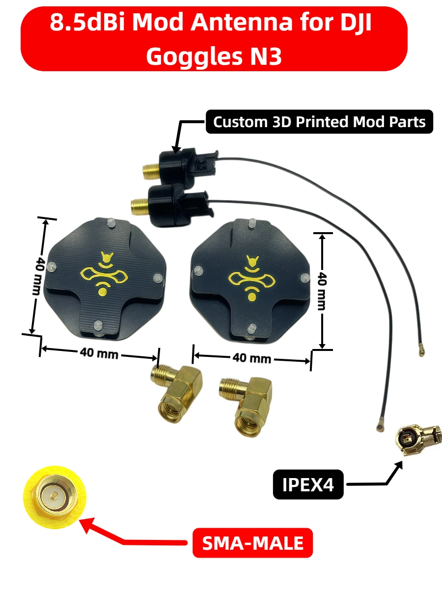 8.5dBi LHCP FPV Patch Antenna  - Fpv Drone Goggles ulasan dan harga