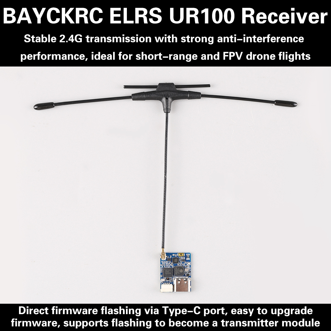 BAYCKRC UR100 ExpressLRS Dual  - Fpv Drone Frame ulasan dan harga