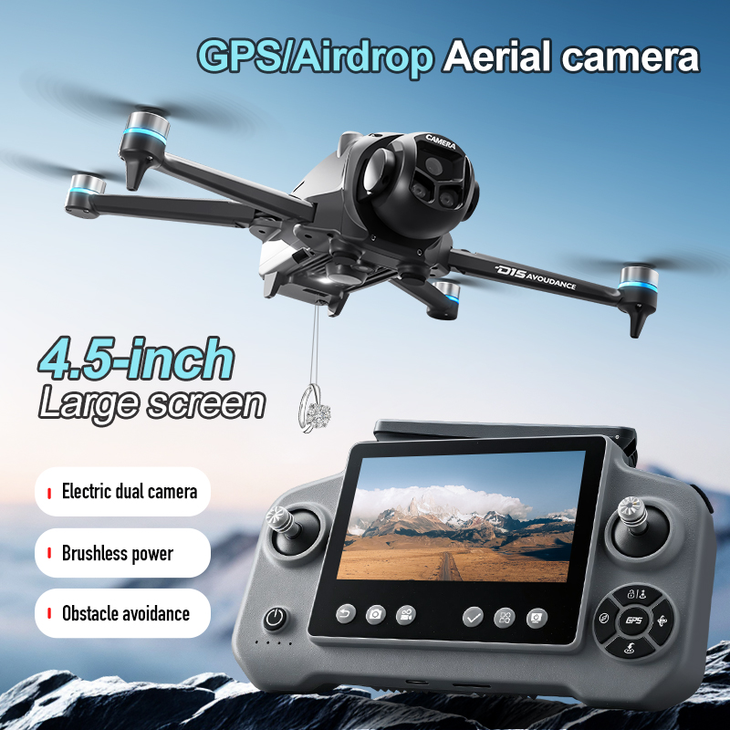 D15 Professional 4K HD Triple  - Fpv Drone Charger ulasan dan harga
